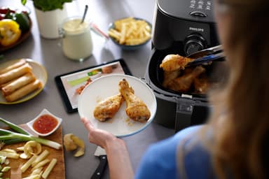 Philips Viva Collection Airfryer HD9621/90 - sort
