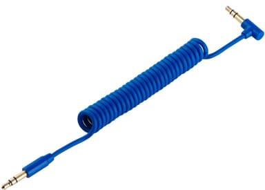 Goji 3.5mm spiralkabel – 1 meter – blå