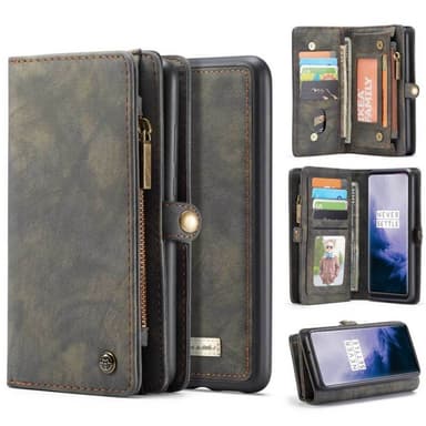 CaseMe Wallet 11-kort OnePlus 7 PRO  - Sort / Grå