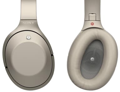 Sony MDR-1000X trådløse around-ear hovedtelefoner-creme