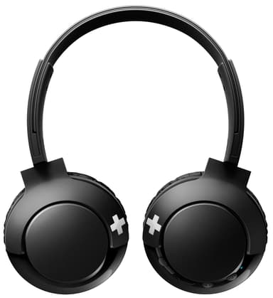 Philips Bass+ trådløse on-ear hovedtelefoner - sort