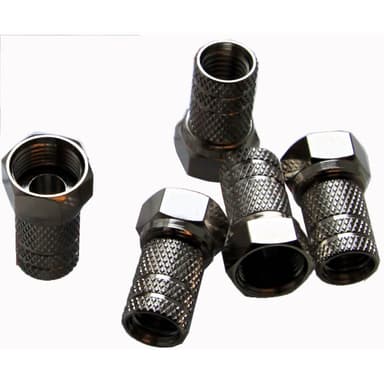 Triax F-connectors 5 pack 4,9/6,8mm