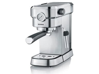 Severin Espressomaskine 1350 watt Stål/Sort