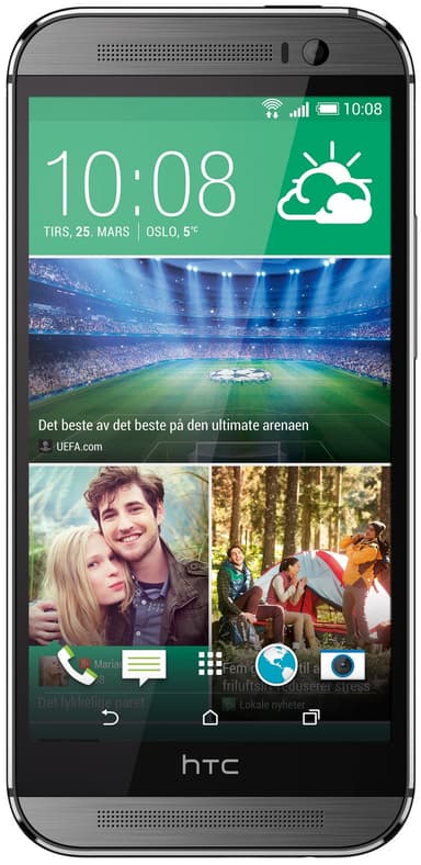 HTC One (M8) smartphone (grå)