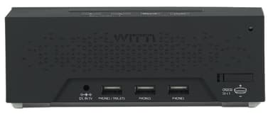 Witti BEDDI Charge vækkeur (sort)