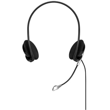 Logik hovedtelefoner med mikrofon og nakkebøjle