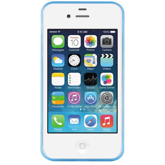 Puro 0.3 Cover til iPhone 4/4S - blå