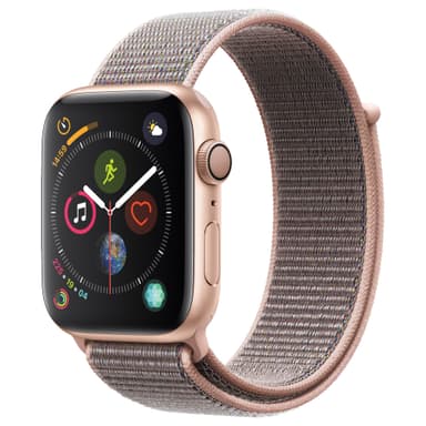 Apple Watch Series 4 44mm (guld alu/pink sand sportsløkke)