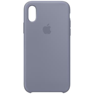 Apple iPhone Xs silikoneetui - (lavender gray)
