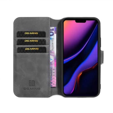 DG-Ming Wallet 3-kort til Apple iPhone 11 Pro (5.8 "") - Grå