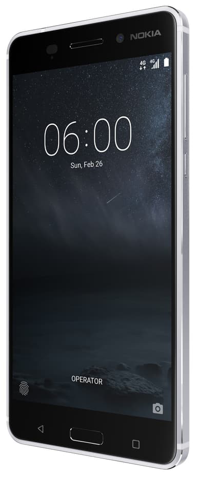 Nokia 6 smartphone - sølv