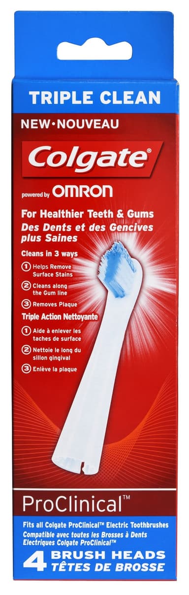 Colgate ProClinical Triple børstehoveder (4 stk)