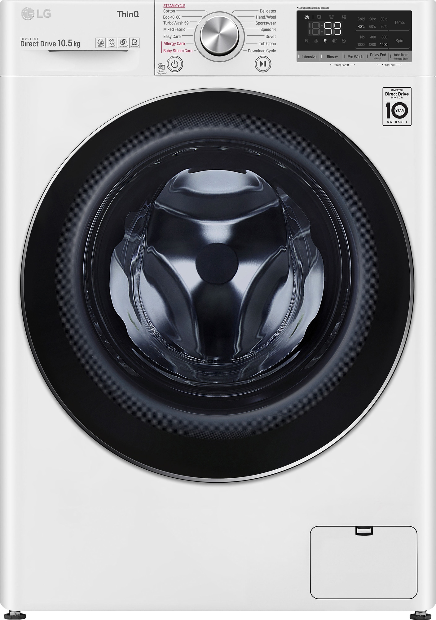 LG vaskemaskine K4WV710S1W thumbnail