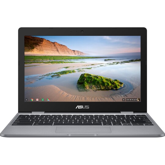 Asus Chromebook C423, 14" fHD bærbar computer (sølv/sort)