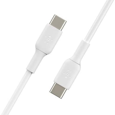 Belkin CAB003BT1MWH, 1 m, USB C, USB C, Hvid