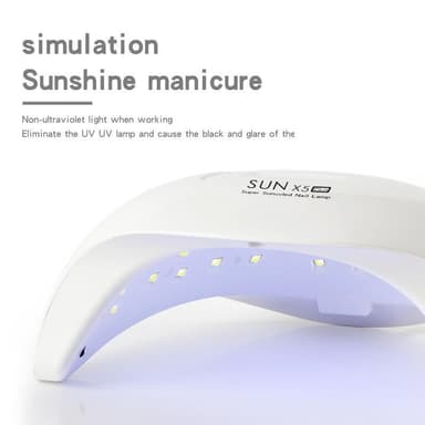 UV / LED neglelampe med bevægelsessensor (365 nm + 405 nm)