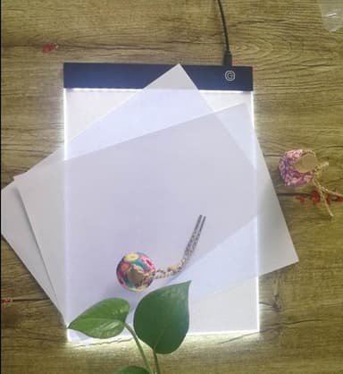 LED tegnebord A4 lysbord Lightbox til sporing med USB