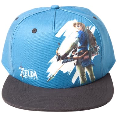 The Legend of Zelda: Breath of the Wild blue snapback cap