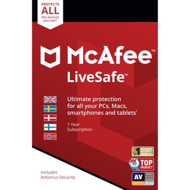 McAfee LiveSafe 2019 (tilføjet)