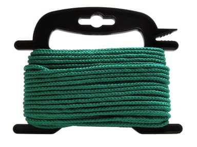 Flisesnor 4 mm. 20 m. grøn
