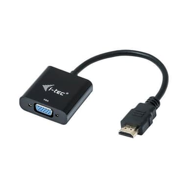 i-tec HDMI2VGAADA, 0,15 m, HDMI, VGA, Hanstik, Hunstik, 1920 x 1080 pixel