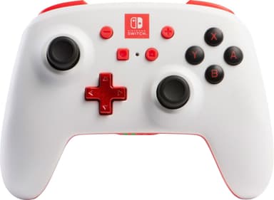 PowerA Nintendo Switch Pro trådløs controller (hvid)