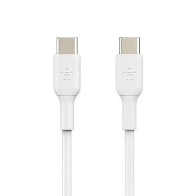 Belkin CAB003BT1MWH, 1 m, USB C, USB C, Hvid
