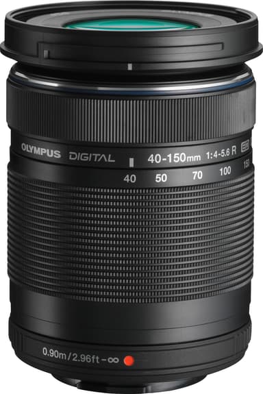 Olympus Zuiko 40-150mm f4.0-5.6 objektiv (sort)