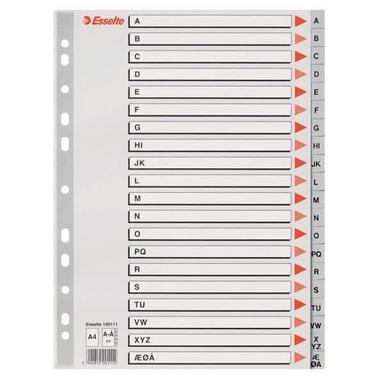Index-Trennblätter Maxiformat A4 – Transluzent, Farbig Sortiert, Aus Stabilem Polypropylen (12er Set)