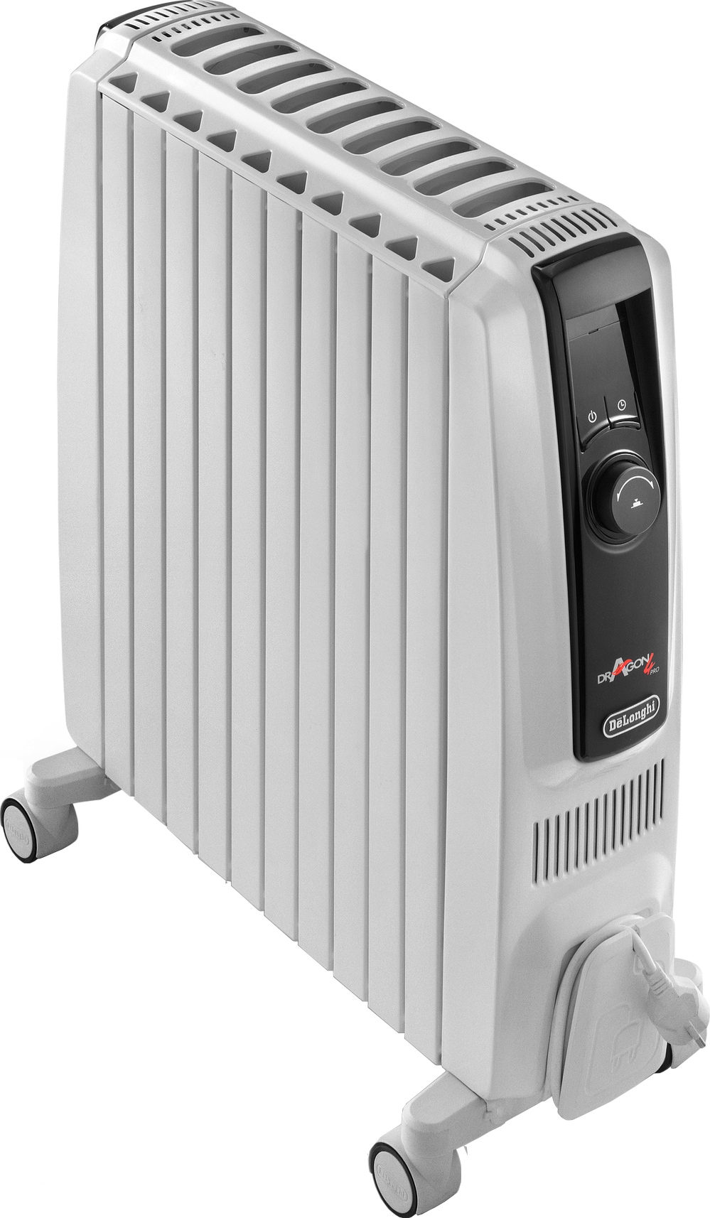 DeLonghi Dragon 4 Pro oliefyldt radiator TRDX41025E (hvid) thumbnail