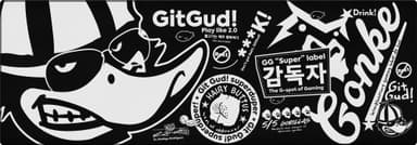 GitGud Busy Day musemåtte (størrelse XXL)