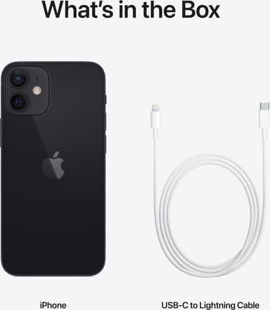 iPhone 12 mini - 5G smartphone 128 GB (sort) | Elgiganten