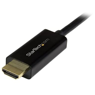 StarTech.com DP2HDMM2MB, 2 m, HDMI Type A (Standard), DisplayPort, Hanstik, Hanstik, Lige
