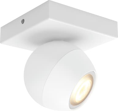 Philips Hue White Ambiance Buckram enkelt spotlys (hvidt/5,5W GU10)