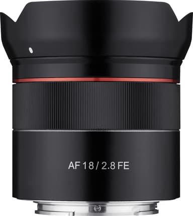 Samyang AF 18mm f/2,8 vidvinkelobjektiv til Sony FE