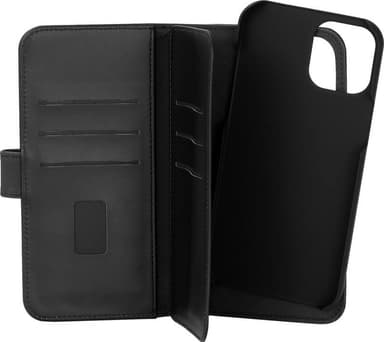 Gear 2-i-1 etui med pung til iPhone 12 Pro Max (sort)
