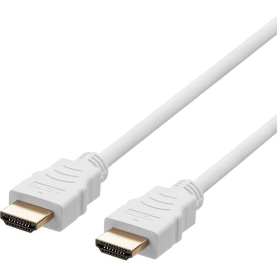 magi bekræft venligst dø Deltaco Ultra High Speed HDMI kabel (2 m/hvid) | Elgiganten