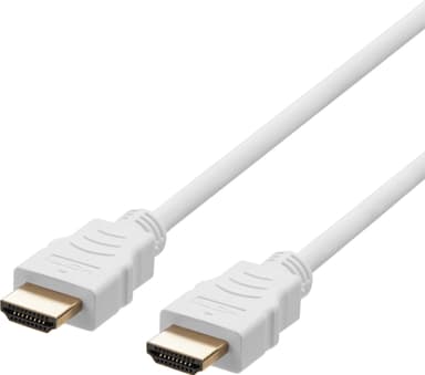 Deltaco Ultra High Speed HDMI kabel (2 m/hvid)