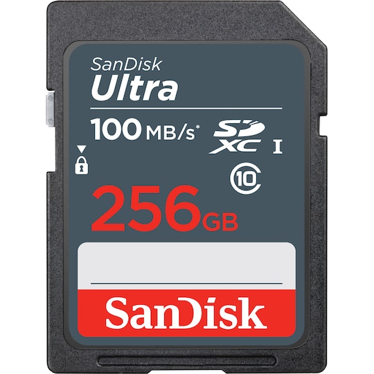 platform Positiv Enhed Sandisk Ultra 256GB SDXC hukommelseskort | Elgiganten