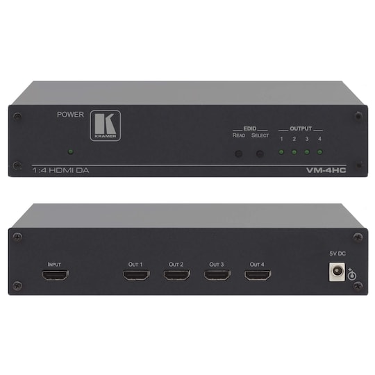 Kramer AB VM-4HC 1:4 HDMI distributionsamplifier
