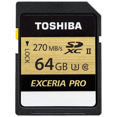 Toshiba Exceria Pro N501 SDXC hukommelseskort 64 GB