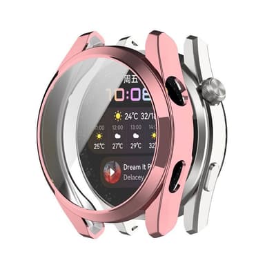 Silikone cover Huawei Watch 3 Pro - Lyserød
