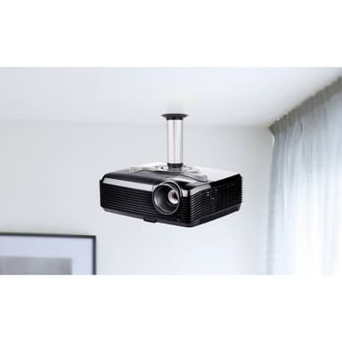 SpeaKa Professional Projector Projektor-loftholder Vippebar, Drejbar Gulv-/loftafstand (max.): 20 cm Sølv