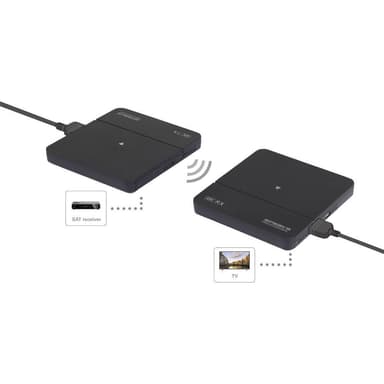 SpeaKa Professional SP-HDFS-02 HDMI-overførsel (sæt) 10 m 60 GHz 3840 x 2160 Pixel
