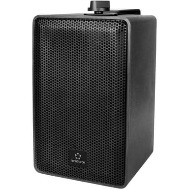 Renkforce RL100W BK Reolhøjttaler Sort 100 W 90 Hz - 20000 Hz 1 Paar