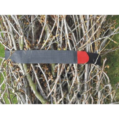 TRU COMPONENTS 690-330-Bag Burrebånd med sele Burrebånd statisk loop del (L x B) 600 mm x 38 mm Sort, Rød 2 stk