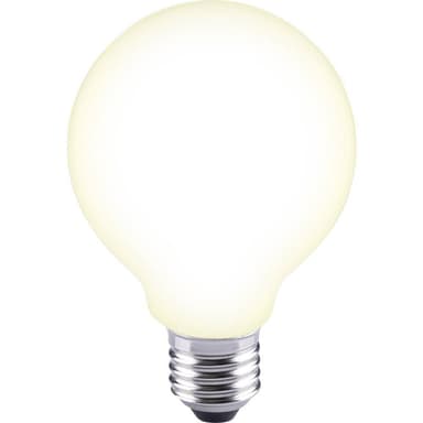 Sygonix 602C95 LED (RGB) Energiklasse A++ (A++ - E) E27 Globeform 12 W = 88 W Varmhvid (Ø x L) 80 mm x 115 mm