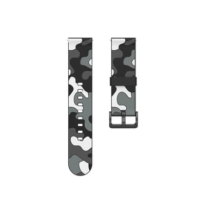 Garmin Vivo Active 3 / Move / HR 245M / 645 Armbånd Camouflage Grå / Hvid