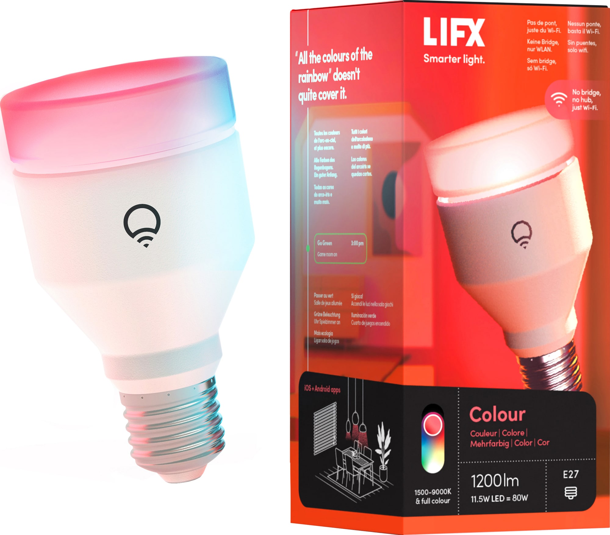 LIFX Farvet LED-pære thumbnail