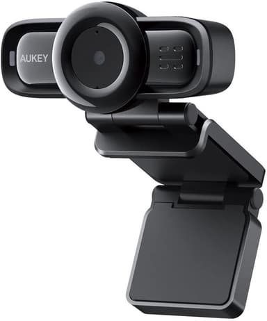 Aukey USB-intergrationskamera PC-LM3 Sort, 1080p, USB 2.0